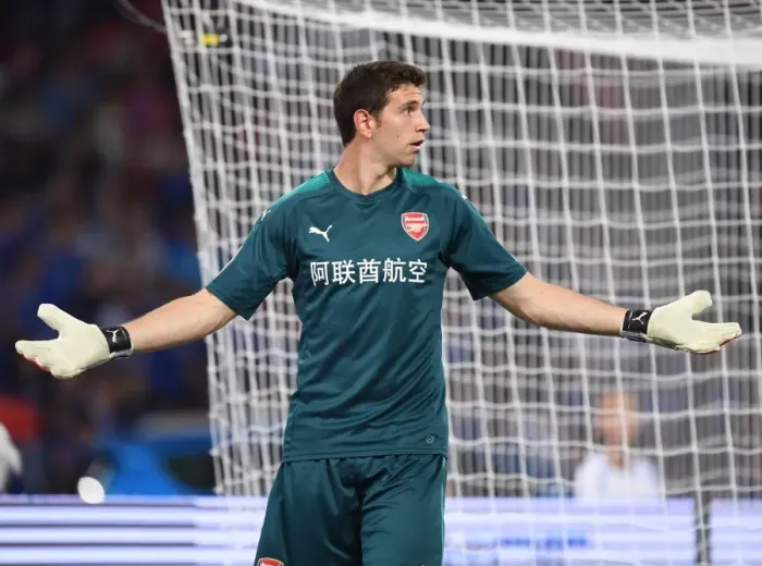 Framed Print : Arsenal's Emiliano Martinez Goes Head-to-Head with Chelsea in Beijing Pre-Season Clash Framed Print : Arsenal's Emiliano Martinez Goes Head-to-Head with Chelsea in Beijing Pre-Season Clash