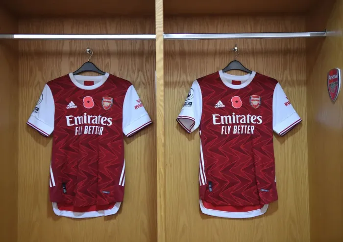 Framed Print : Arsenal's Empty Emirates: Poppies Hang in Silence Ahead of Arsenal v Aston Villa (2020-21) Framed Print : Arsenal's Empty Emirates: Poppies Hang in Silence Ahead of Arsenal v Aston Villa (2020-21)