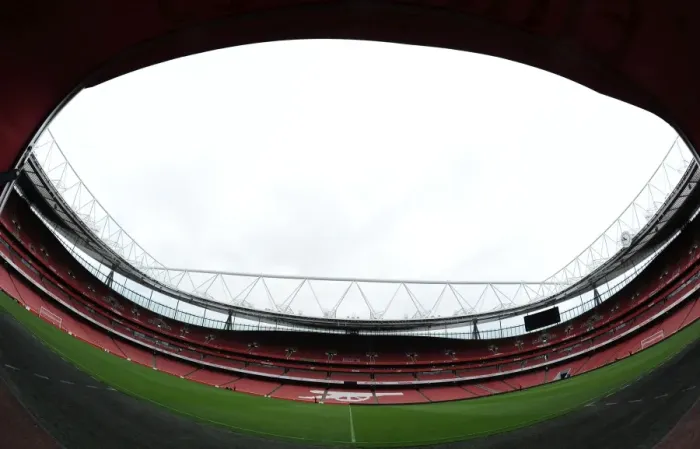 Framed Print : Arsenal's Emirates Stadium Awaits Leeds United in FA Cup Third Round