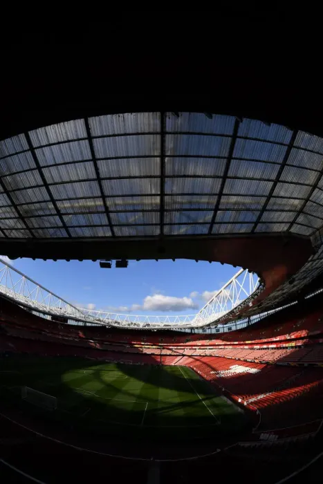 Framed Print : Arsenal's Emirates Stadium: Battlefield for Europa League Clash Against Olympiacos Framed Print : Arsenal's Emirates Stadium: Battlefield for Europa League Clash Against Olympiacos