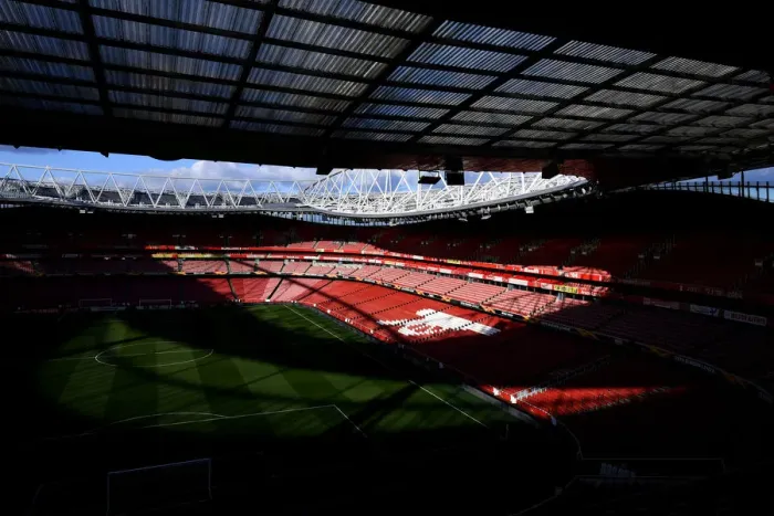 Framed Print : Arsenal's Emirates Stadium: Battlefield for Europa League Showdown Against Olympiacos Framed Print : Arsenal's Emirates Stadium: Battlefield for Europa League Showdown Against Olympiacos