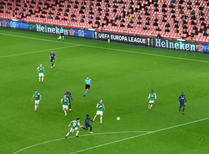 Framed Print : Arsenal's Emirates Stadium: A Ghostly Arena in Europa League Match against Rapid Wien (December 2020) Framed Print : Arsenal's Emirates Stadium: A Ghostly Arena in Europa League Match against Rapid Wien (December 2020)