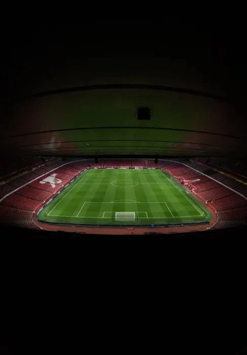 Framed Print : Arsenal's Emirates Stadium Prepared for Carabao Cup Quarterfinal Clash Against Sunderland