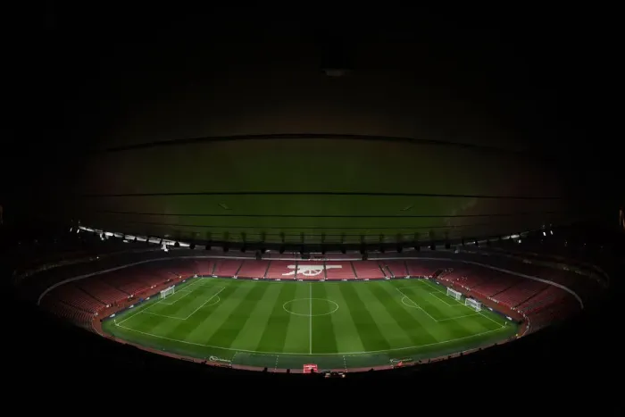 Framed Print : Arsenal's Emirates Stadium Readies for Carabao Cup Quarterfinal Clash Against Sunderland