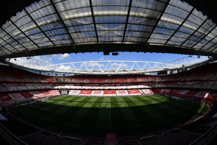 Framed Print : Arsenal's Empty Emirates Stadium: UEFA Europa League Semi-Final Against Villarreal CF Amid Coronavirus Pandemic Framed Print : Arsenal's Empty Emirates Stadium: UEFA Europa League Semi-Final Against Villarreal CF Amid Coronavirus Pandemic