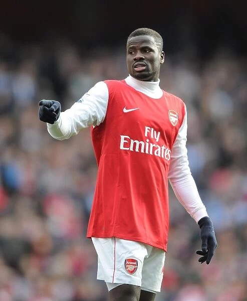 Arsenal's Emmanuel Eboue Celebrates FA Cup Victory Over Huddersfield Town