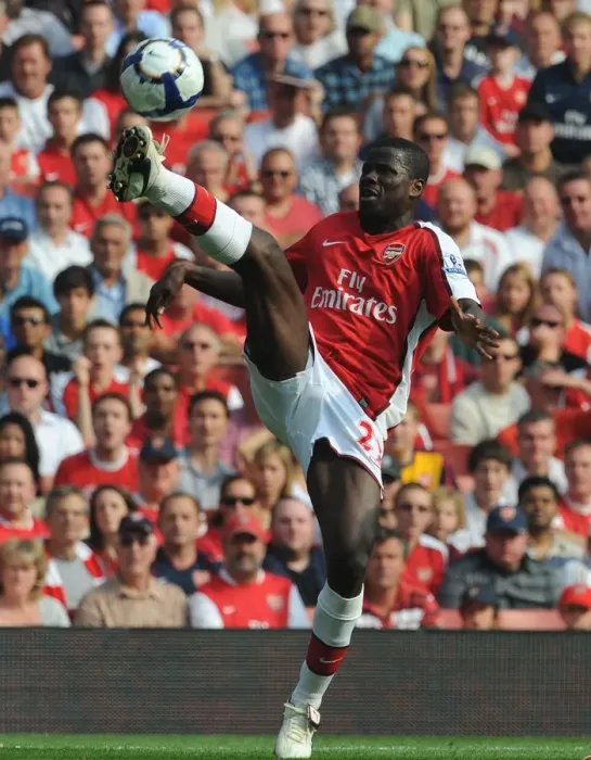 Framed Print : Arsenal's Emmanuel Eboue Celebrates Goal Against Wigan Athletic in 4-0 Victory, Barclays Premier League, Emirates Stadium, London, September 19, 2009 Framed Print : Arsenal's Emmanuel Eboue Celebrates Goal Against Wigan Athletic in 4-0 Victory, Barclays Premier League, Emirates Stadium, London, September 19, 2009