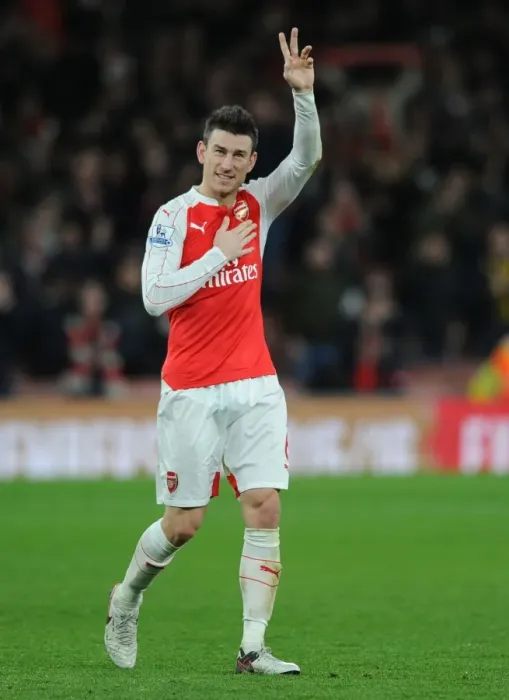 Framed Print : Arsenal's Emotional Victory Over Manchester City: Laurent Koscielny's Celebration (2015-16) Framed Print : Arsenal's Emotional Victory Over Manchester City: Laurent Koscielny's Celebration (2015-16)