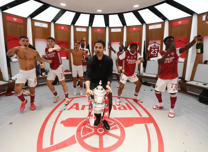 Framed Print : Arsenal's Empty-Stadium FA Cup Victory Over Chelsea: Mikel Arteta and Team Celebrate Framed Print : Arsenal's Empty-Stadium FA Cup Victory Over Chelsea: Mikel Arteta and Team Celebrate