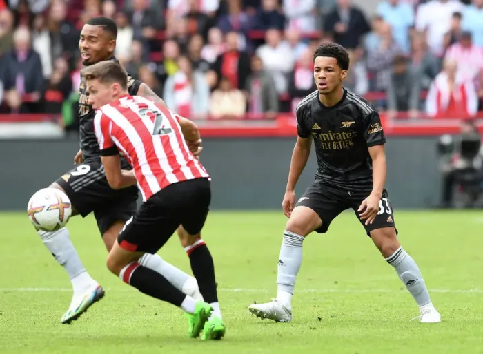 Framed Print : Arsenal's Ethan Nwaneri Shines in Brentford Clash - Premier League 2022-23 Framed Print : Arsenal's Ethan Nwaneri Shines in Brentford Clash - Premier League 2022-23