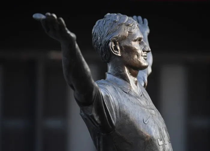 Framed Print : Arsenal's Europa League Battle: Tony Adams Statue at Emirates Stadium Framed Print : Arsenal's Europa League Battle: Tony Adams Statue at Emirates Stadium