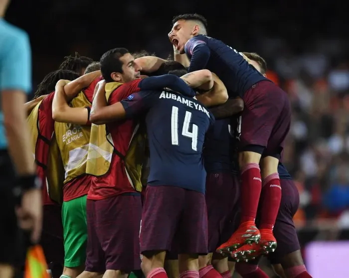 Framed Print : Arsenal's Europa League Semi-Final Victory: Lucas Torreira's Double Strikes Valencia at Estadio Mestalla Framed Print : Arsenal's Europa League Semi-Final Victory: Lucas Torreira's Double Strikes Valencia at Estadio Mestalla