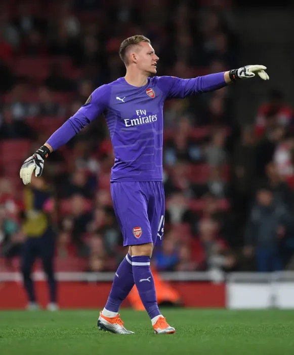 Framed Print : Arsenal's Europa League Star: Bernd Leno in Action Framed Print : Arsenal's Europa League Star: Bernd Leno in Action