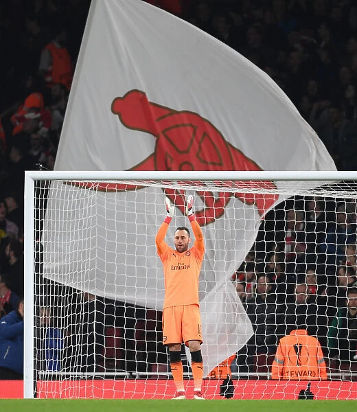 Arsenal's Europa League Triumph: David Ospina's Jubilant Moment After Second Goal vs AC Milan