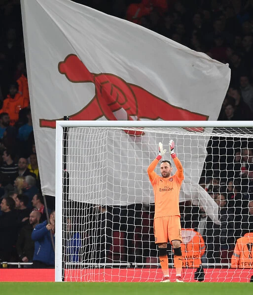 Arsenal's Europa League Victory: David Ospina Celebrates Second Goal vs AC Milan