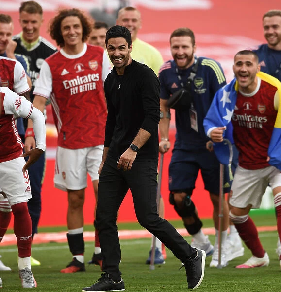 Arsenal's FA Cup Triumph: Mikel Arteta Celebrates Empty-stadium Victory over Chelsea
