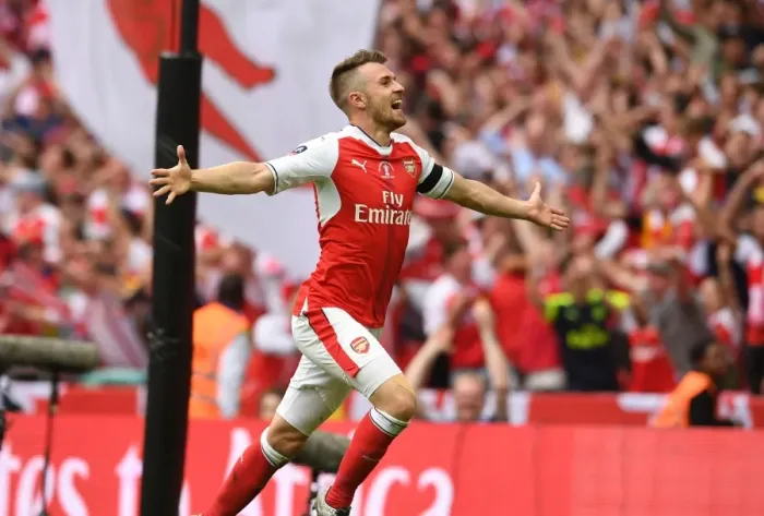 Framed Print : Arsenal's FA Cup Victory: Aaron Ramsey's Decisive Goal vs. Chelsea