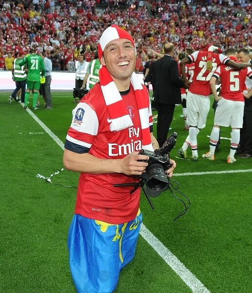 Arsenal's FA Cup Victory: Arsenal vs. Hull City, 2014 - Santi Cazorla's Triumph at Wembley Stadium