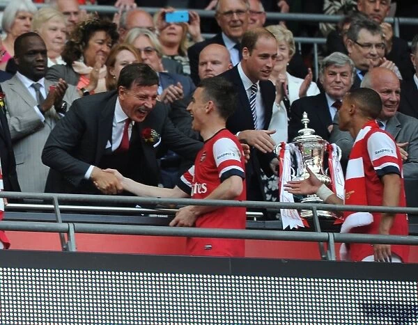 Arsenal's FA Cup Victory: Koscielny and Kroenke Celebrate Together