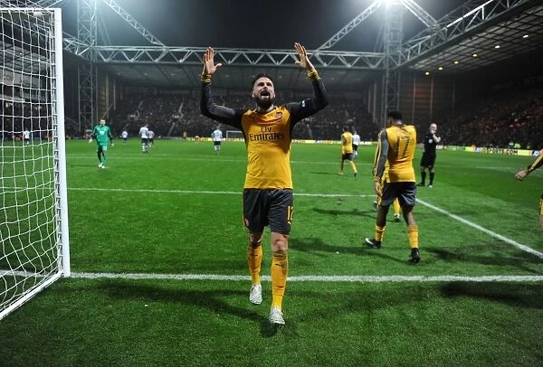 Arsenal's FA Cup Victory: Olivier Giroud Scores Double against Preston North End (January 2017)