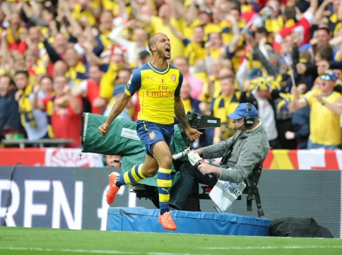 Framed Print : Arsenal's FA Cup Victory: Theo Walcott's Dramatic Goal vs. Aston Villa, 2015 Framed Print : Arsenal's FA Cup Victory: Theo Walcott's Dramatic Goal vs. Aston Villa, 2015