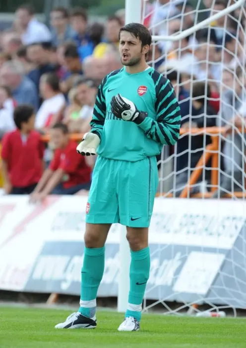 Framed Print : Arsenal's Fabianski Shines in 4-0 Pre-Season Victory over Barnet Framed Print : Arsenal's Fabianski Shines in 4-0 Pre-Season Victory over Barnet