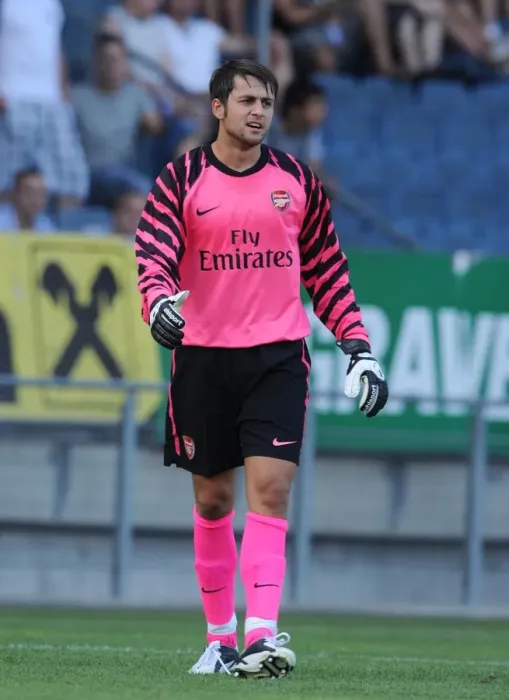 Framed Print : Arsenal's Fabianski Shines in 4-0 Win Over Sturm Graz, Austria 2010