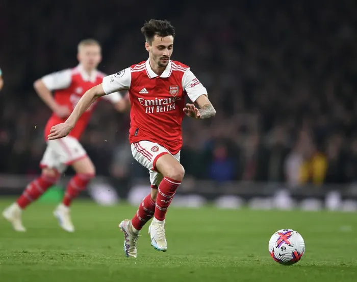Framed Print : Arsenal's Fabio Vieira Shines in Premier League Clash Against Southampton