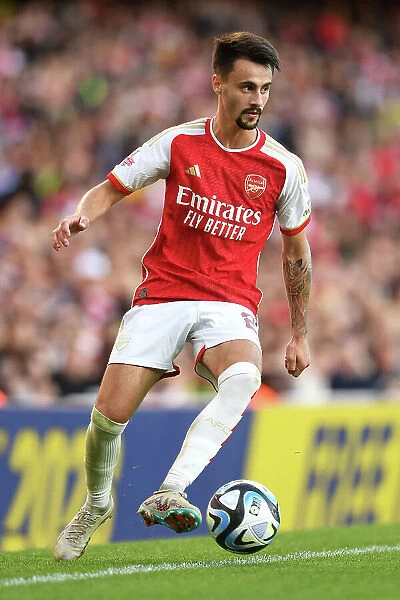 Arsenal's Fabio Vieira Surges Forward: Arsenal vs AS Monaco, Emirates Cup 2023-24