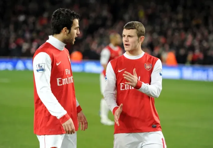Framed Print : Arsenal's Fabregas and Wilshere Shine: 3-1 Victory Over Chelsea in Premier League