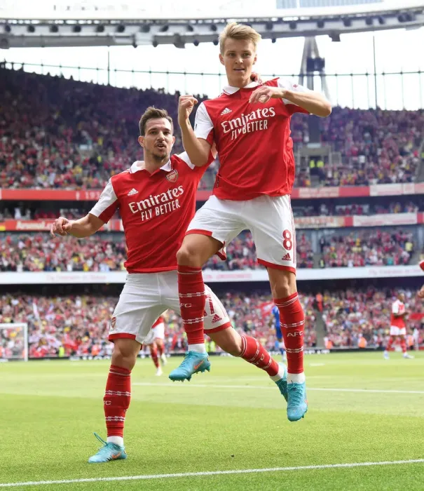 Framed Print : Arsenal's Five-Star Comeback: Martin Odegaard's Goal Seals Victory Over Everton Framed Print : Arsenal's Five-Star Comeback: Martin Odegaard's Goal Seals Victory Over Everton