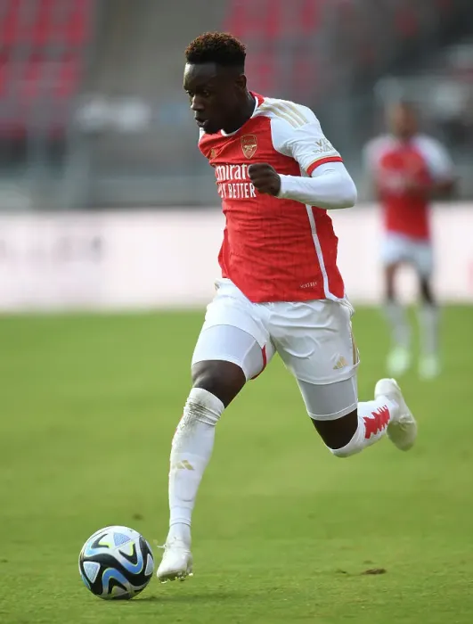 Framed Print : Arsenal's Flo Balogun Dazzles in Nuremberg Pre-Season Friendly, July 2023 Framed Print : Arsenal's Flo Balogun Dazzles in Nuremberg Pre-Season Friendly, July 2023