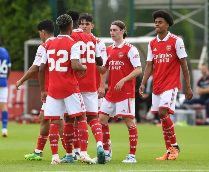 Framed Print : Arsenal's Flo Balogun Nets Pre-Season Goal Against Ipswich Town Framed Print : Arsenal's Flo Balogun Nets Pre-Season Goal Against Ipswich Town