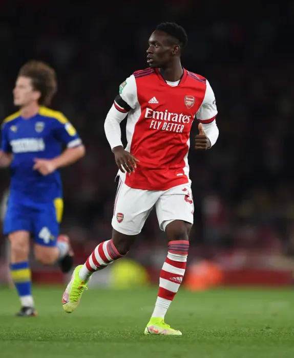 Framed Print : Arsenal's Flo Balogun Shines in Carabao Cup Triumph over AFC Wimbledon