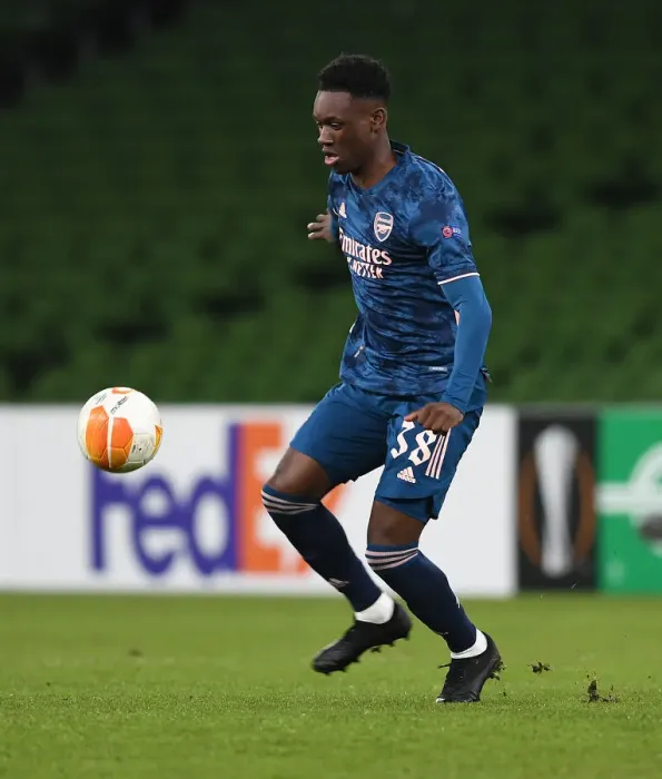 Framed Print : Arsenal's Flo Balogun Stars in Europa League Triumph over Dundalk