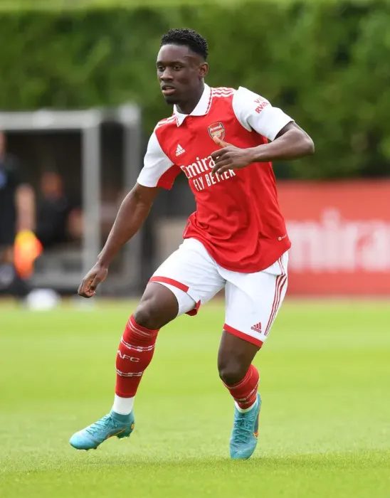 Framed Print : Arsenal's Flo Balogun Stars in Pre-Season: Arsenal 1-0 Ipswich Town