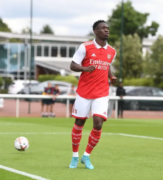Framed Print : Arsenal's Flo Balogun Stars in Pre-Season Victory over Ipswich Town Framed Print : Arsenal's Flo Balogun Stars in Pre-Season Victory over Ipswich Town