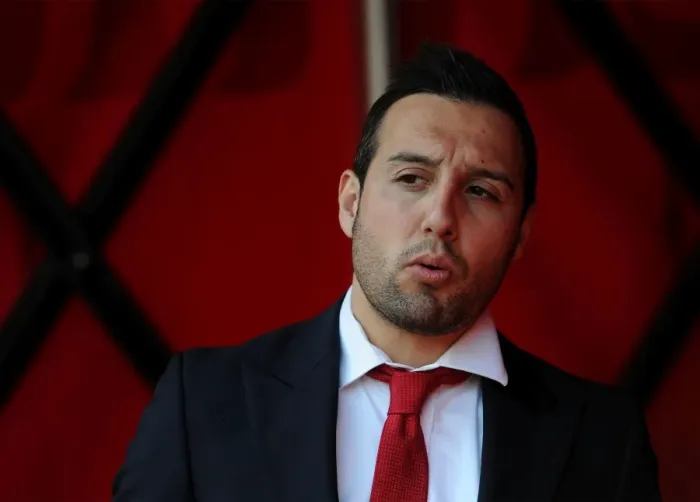 Framed Print : Arsenal's Focus: Santi Cazorla Prepares for Arsenal vs. Watford (2015-16)