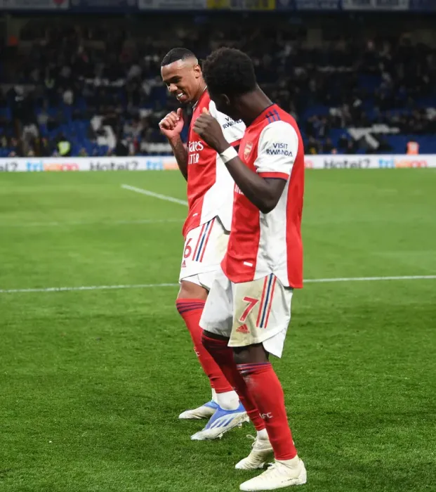 Framed Print : Arsenal's Four-Goal Blitz: Saka and Gabriel's Glorious Moment at Stamford Bridge (2021-22) Framed Print : Arsenal's Four-Goal Blitz: Saka and Gabriel's Glorious Moment at Stamford Bridge (2021-22)