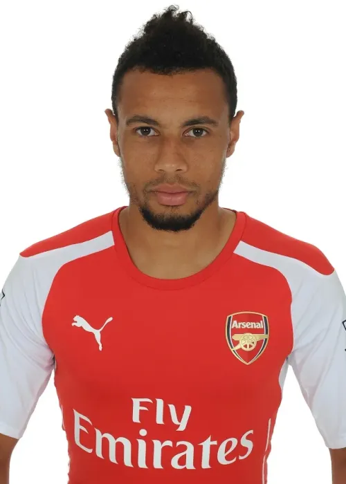 Framed Print : Arsenal's Francis Coquelin at 2014-15 Photocall
