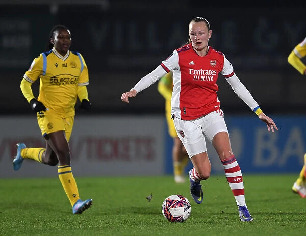 Arsenal's Frida Maanum in Action: Arsenal Women vs. Reading Women, FA WSL Match, 2021-22