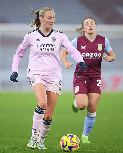 Arsenal's Frida Maanum in Action against Aston Villa in Barclays Women's Super League