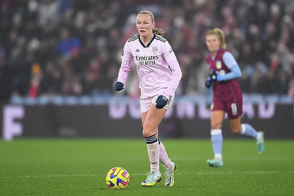 Arsenal's Frida Maanum in Action against Aston Villa in FA Women's Super League (2022-23)