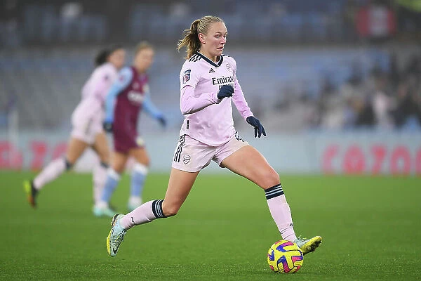 Arsenal's Frida Maanum in Action against Aston Villa in Women's Super League