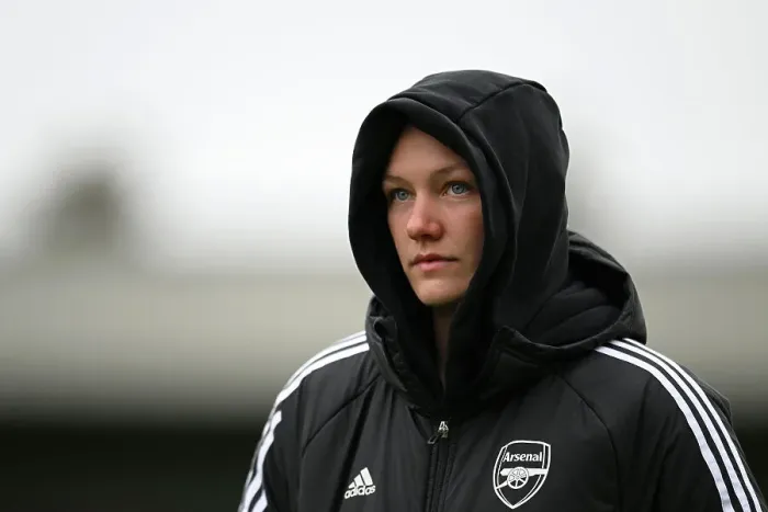 Framed Print : Arsenal's Frida Maanum Gears Up for FA WSL Showdown Against Manchester City Framed Print : Arsenal's Frida Maanum Gears Up for FA WSL Showdown Against Manchester City