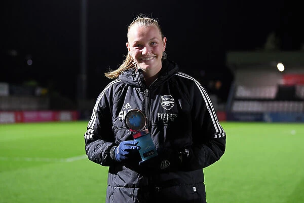 Arsenal's Frida Maanum Named Player of the Match in Victory over Leicester City (Arsenal Women vs Leicester City Women, FA Women's Super League 2022-23)