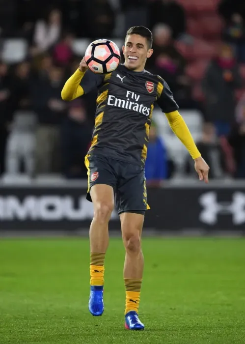 Framed Print : Arsenal's Gabriel Braces for FA Cup Clash Against Southampton Framed Print : Arsenal's Gabriel Braces for FA Cup Clash Against Southampton