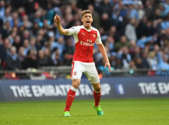 Framed Print : Arsenal's Gabriel Faces Manchester City in FA Cup Semi-Final Showdown
