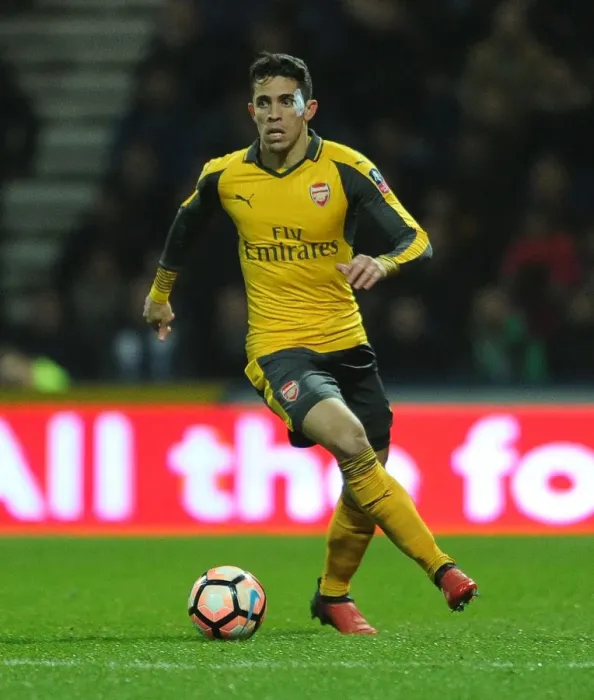 Framed Print : Arsenal's Gabriel Faces Off Against Preston North End in FA Cup Third Round Framed Print : Arsenal's Gabriel Faces Off Against Preston North End in FA Cup Third Round