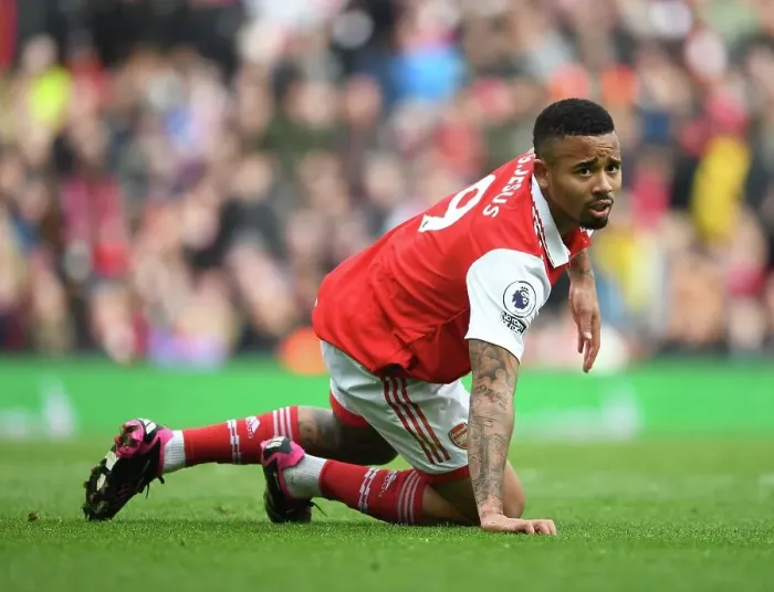Framed Print : Arsenal's Gabriel Jesus in Action against Crystal Palace in the Premier League (2022-23) Framed Print : Arsenal's Gabriel Jesus in Action against Crystal Palace in the Premier League (2022-23)